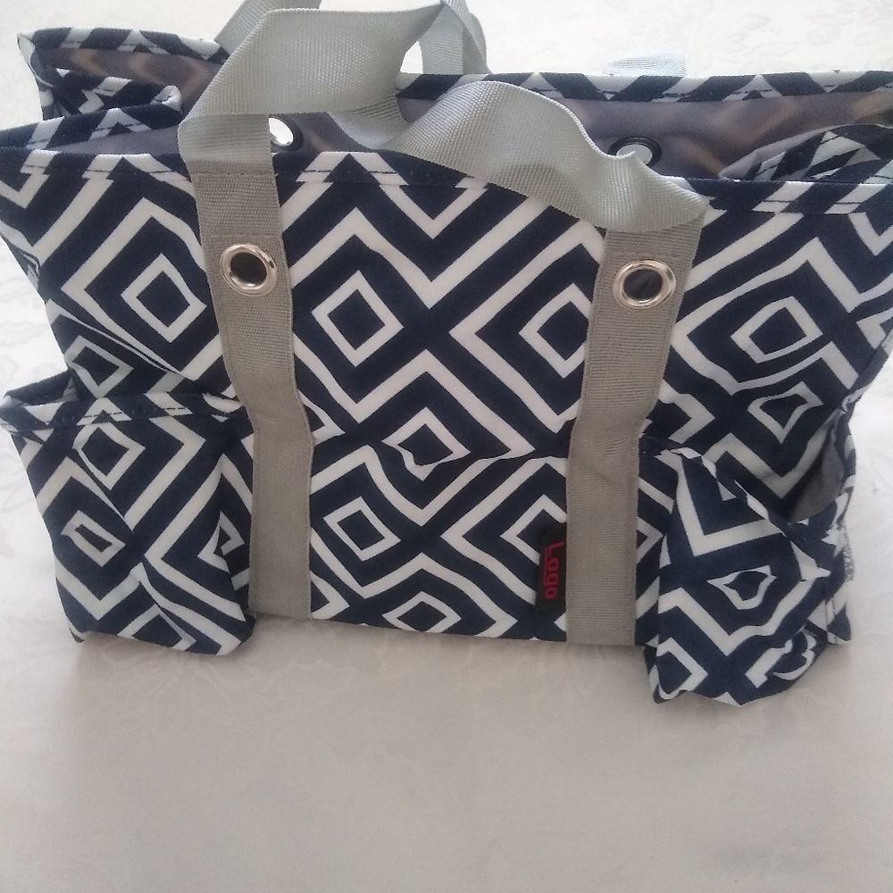 Chicago Bears logo caddy organizer tote bag NWOT - Picture 2 of 8